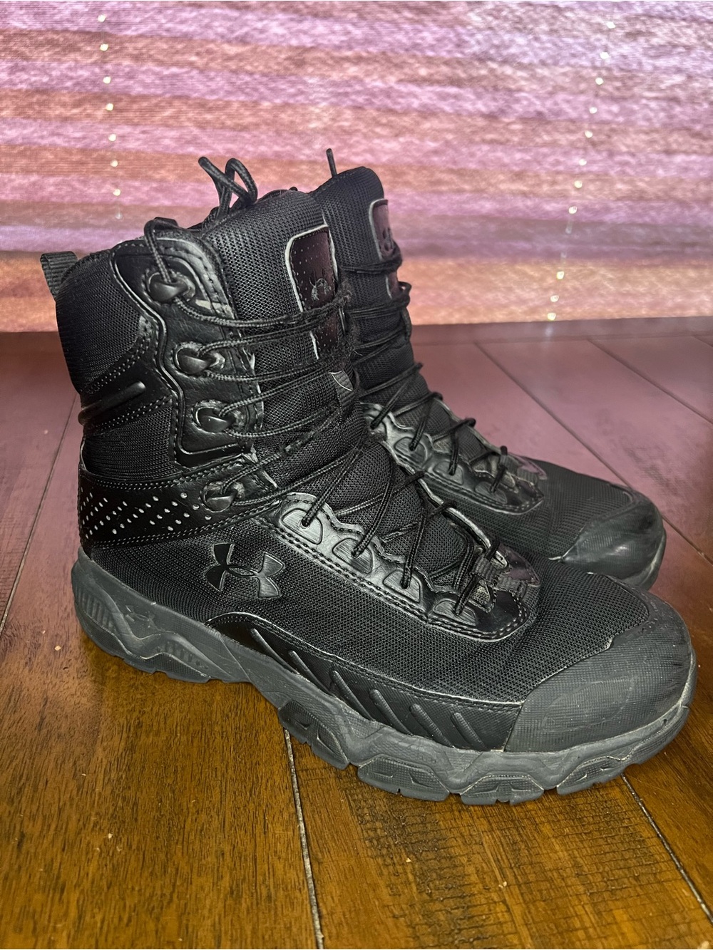 Under Armour Valsetz 2.0 Men's Black Tactical Lace-Up Boots